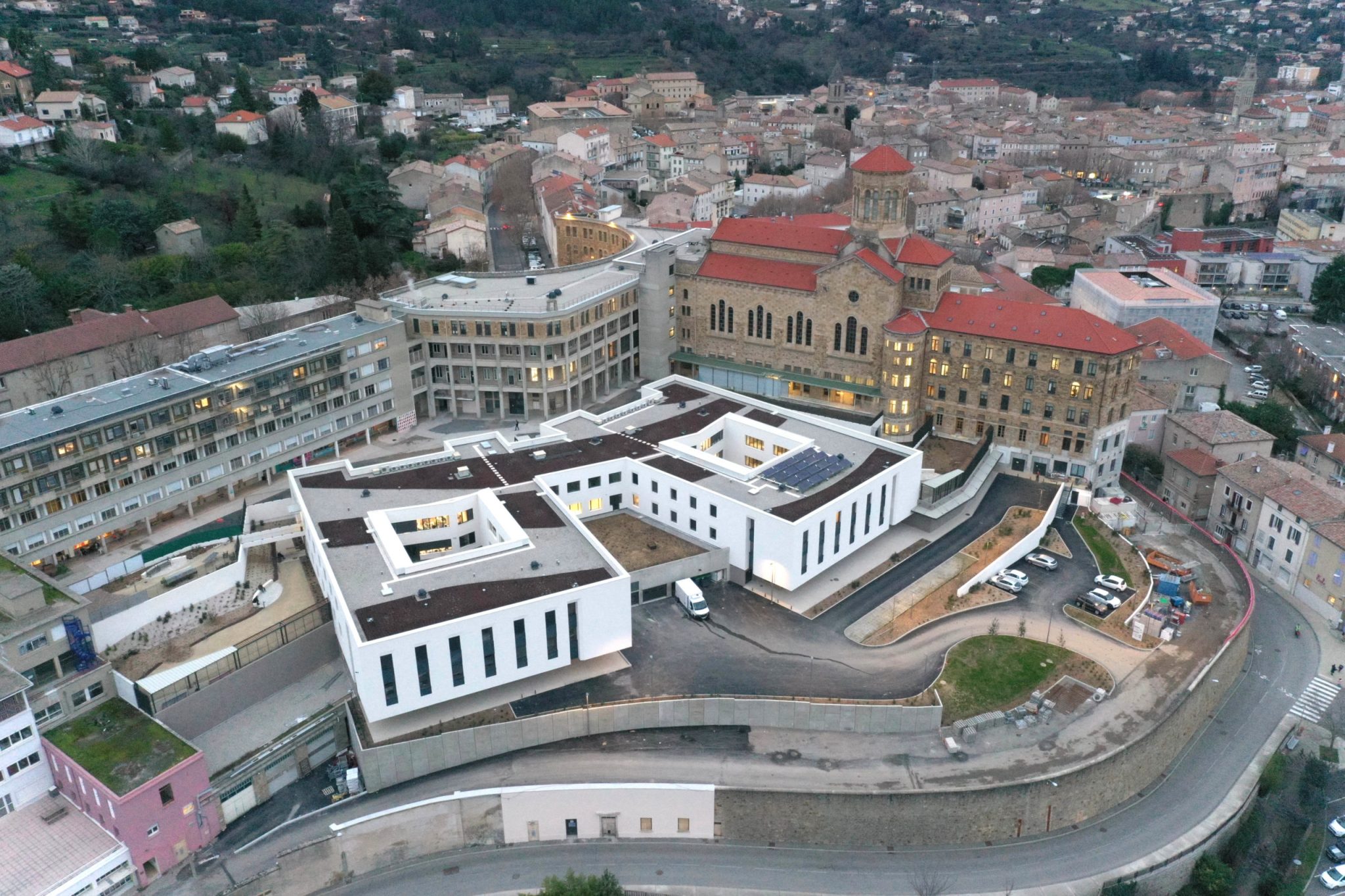 Projet Chantier Du Centre Hospitalier Sainte Marie De Privas En