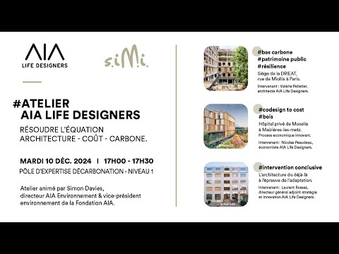 Replay de l'atelier "Résoudre l'équation : Architecture - Coût - Carbone"